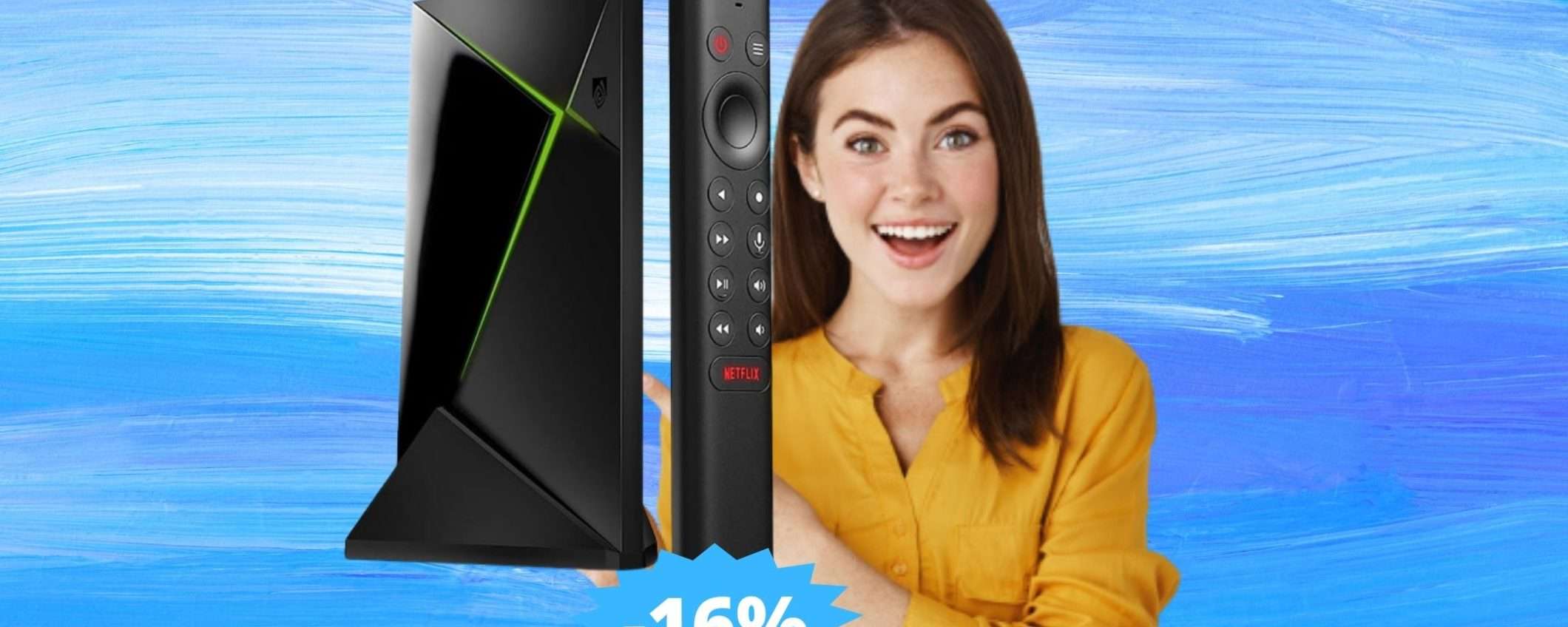 NVIDIA SHIELD Android TV: finalmente in SCONTO su Amazon