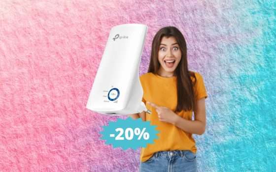 Ripetitore WiFi TP-Link: SUPER sconto su Amazon (-20%)