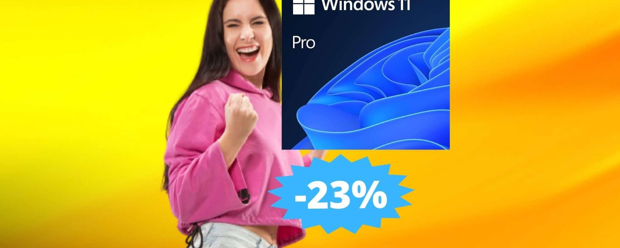 Windows 11 Pro Edition: SUPER sconto del 23% su Amazon