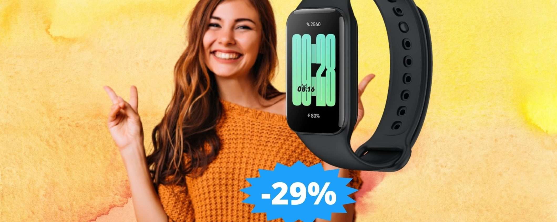 Xiaomi Redmi Smart Band 2: SUPER sconto del 29% su Amazon