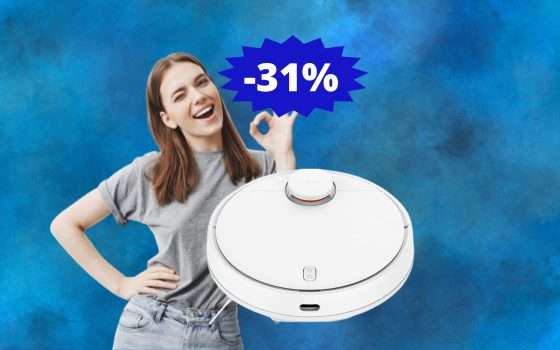 Xiaomi Robot Vacuum S12: MEGA sconto del 31% su Amazon