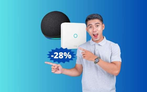 Amazon Echo Dot + Ring Intercom: MEGA sconto del 28%