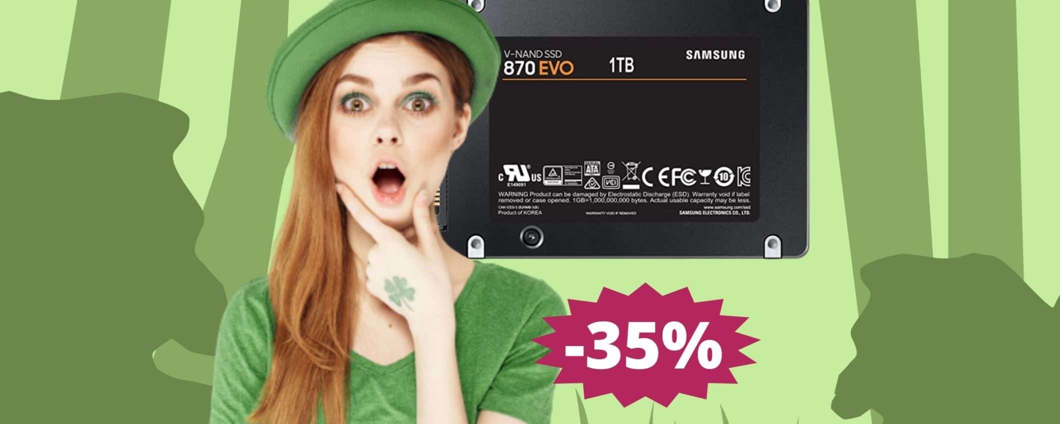 SSD Samsung 870 EVO: prestazioni da urlo in MEGA sconto