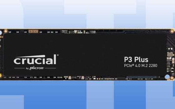 SSD PCIe da 2 TB: oggi -63% per la Crucial P3 Plus