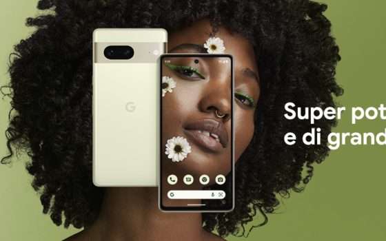 Google Pixel 7: OFFERTONA su Amazon, -25%