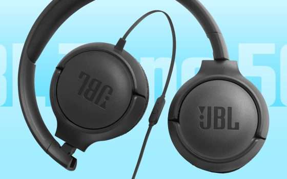 Le cuffie on-ear JBL Tune 500 oggi in sconto a 19€