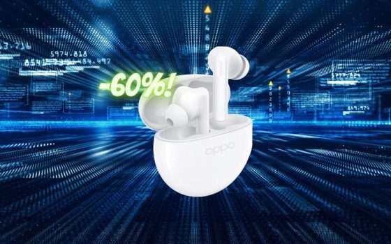 OPPO Enco Buds 2: super auricolari al 60% di SCONTO