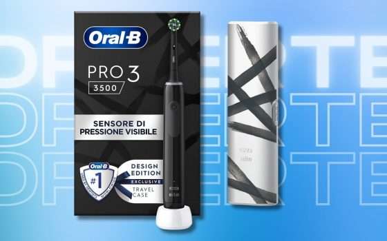 Spazzolino Oral-B Pro 3 3500N per dire ADDIO dentista, prezzo in TILT