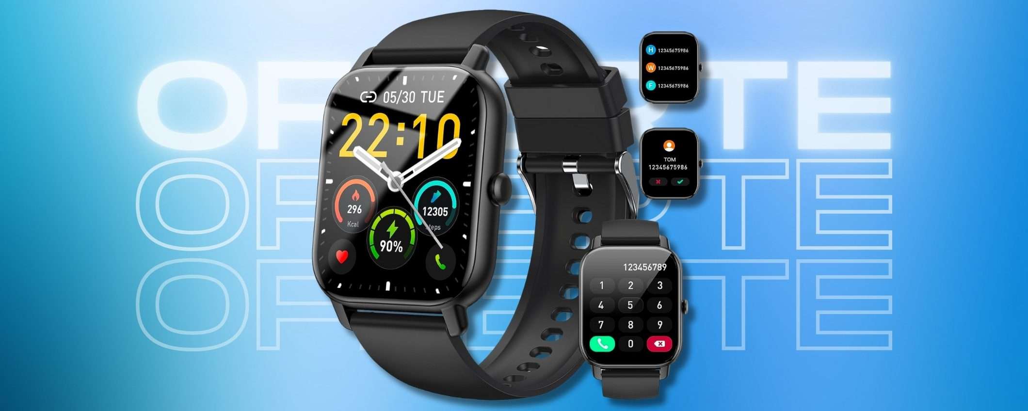 Smartwatch da CAPOGIRO: chiamate, salute e sport ad un prezzo ridicolo