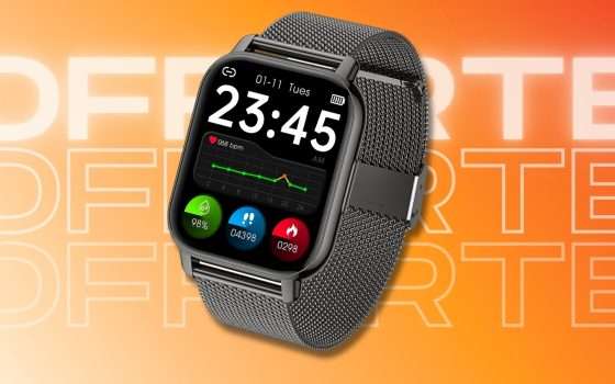 Smartwatch chiamate e assistente direttamente al polso: SUPER prezzo