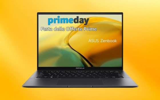 ASUS Zenbook 14 in SCONTO RECORD grazie alle offerte Prime (-21%)