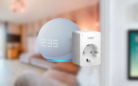 Echo Dot 5 con presa intelligente TP-Link: SUPER SCONTO sul bundle (-47%)