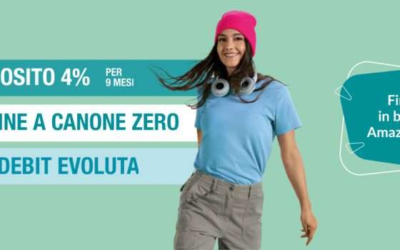 Crédit Agricole: il conto a canone zero con 200€ di buoni Amazon