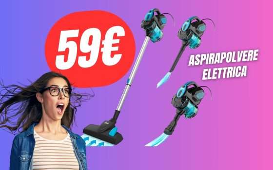 Quest'Aspirapolvere Elettrica SUPER POTENTE costa solo 59€!