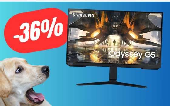 Uno dei migliori Monitor da Gaming SAMSUNG è scontato del 36% (WQHD e 165Hz!)