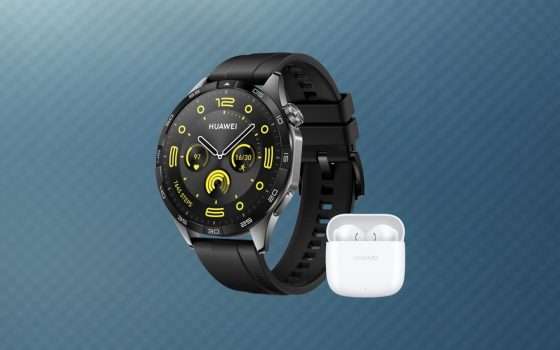 Huawei Watch GT 4: il bundle con le Freebuds SE 2 è in OFFERTA