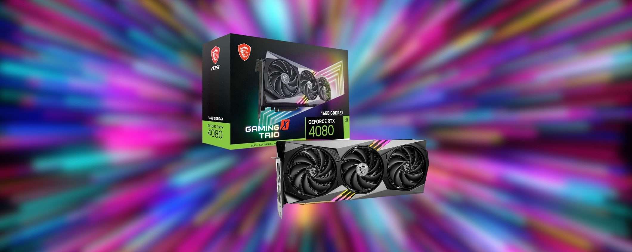 MSI GeForce RTX 4080: CROLLA IL PREZZO su Amazon (-305€)