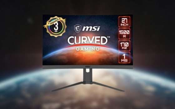 Monitor curvo MSI 27