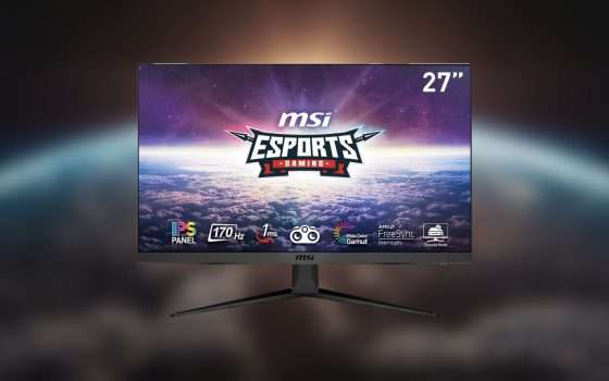 Monitor MSI a prezzo SHOCK su eBay con questo coupon