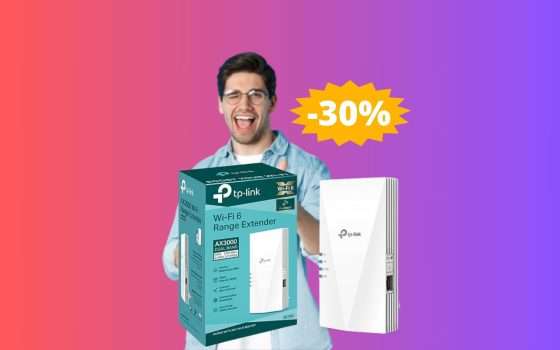 TP-Link RE700X: MEGA sconto del 30% su Amazon