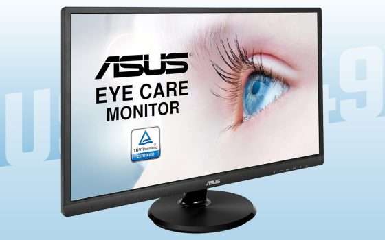 Monitor ASUS da 24 pollici a 98€: mettilo sulla scrivania