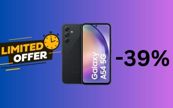 SUPER offerta, Samsung Galaxy A54 5G a soli 342€