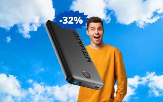 Anker Power Bank da 10.000 mAh: MEGA sconto del 32%