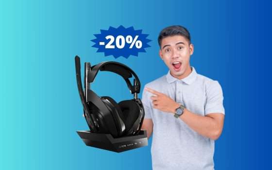 Cuffie Astro Gaming A50: SUPER sconto del 20% su Amazon