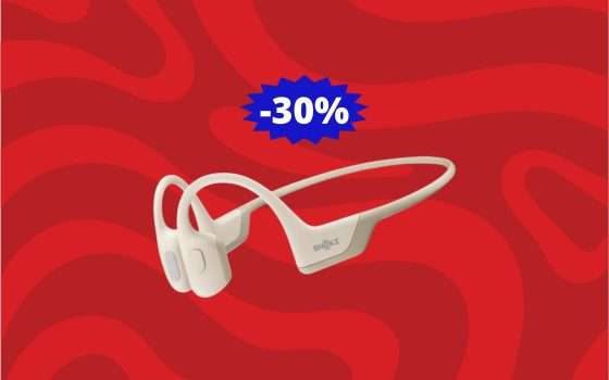 Cuffie SHOKZ OpenRun Pro: MEGA sconto del 30% su Amazon