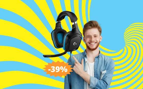 Cuffie da gaming Logitech G432 in MEGA sconto del 39%