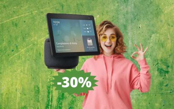 Amazon Echo Show 10: un'OCCASIONE da non perdere (-30%)