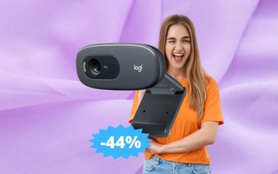 Webcam Logitech C270: alta qualità ad un prezzo RIDICOLO