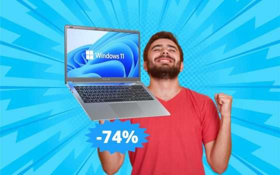 Notebook SGIN: sconto ASSURDO del 74% su Amazon