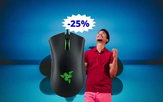 Razer DeathAdder Essential: MEGA sconto del 25% su Amazon