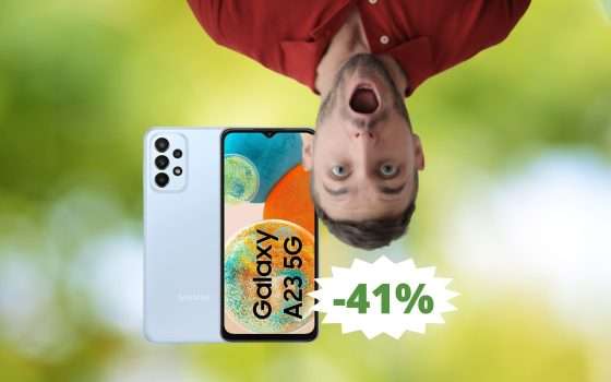 SAMSUNG Galaxy A23: MEGA sconto del 41% su Amazon