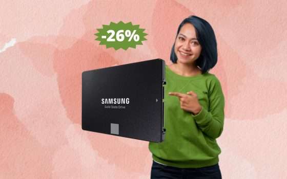 SSD Samsung 870 EVO: SUPER sconto del 26% su Amazon