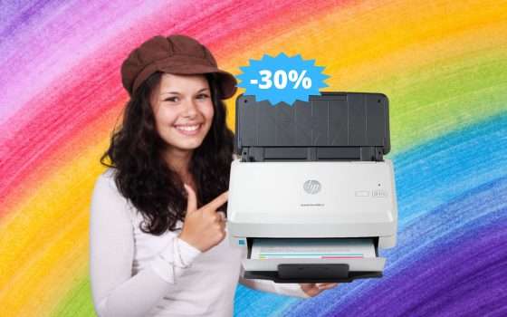 Stampante HP ScanJet PRO: MEGA sconto del 30% su Amazon