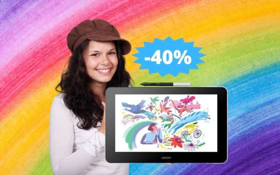 Wacom One Creative: MEGA sconto del 40% su Amazon