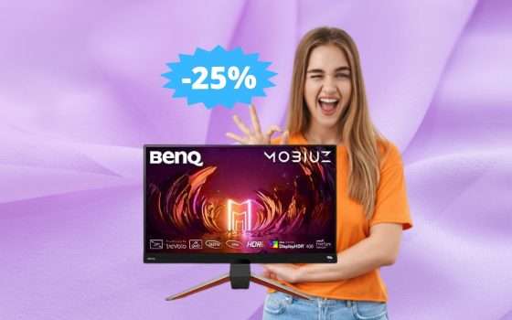 Monitor BenQ MOBIUZ: SUPER sconto del 25% su Amazon