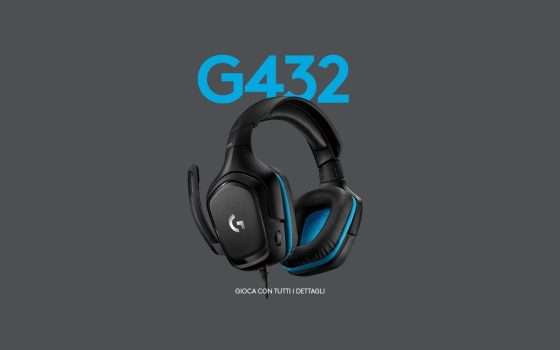 Cuffie Gaming Logitech G432: diventa tu il protagonista (-47%)