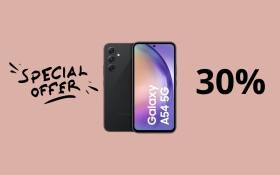 SUPER sconto attivo ora per il Samsung Galaxy A54 5G