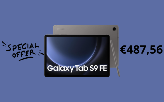 Samsung Galaxy Tab S9 FE in super sconto a 488,28€