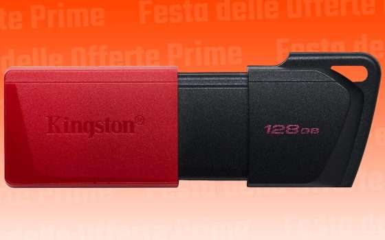 Pendrive Kingston 128 GB: il prezzo crolla nella Festa Prime