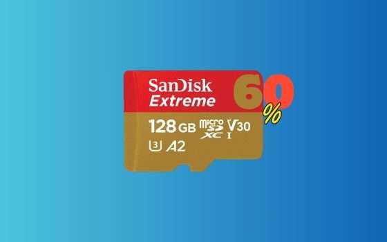 MicroSD SanDisk 128GB al 60% di SCONTO: dove acquistarla