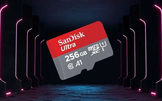 La MicroSD SanDisk 256GB oggi COSTA NIENTE