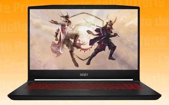 MSI Katana GF66: -550€ sul notebook gaming nella Festa Prime