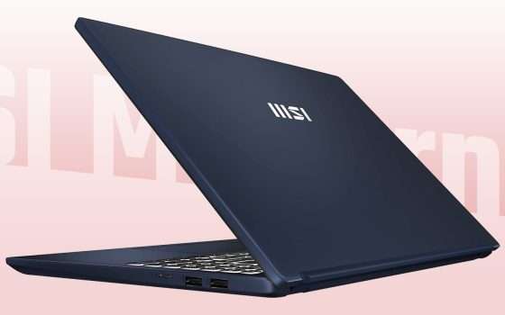 MSI Modern 15: che occasione il notebook su Amazon