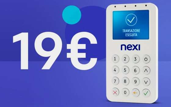 Nexi Mobile POS a canone zero: oggi a soli 19€