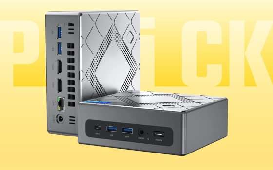 Coupon -50% per il Mini PC di NiPoGi con Intel Core i5-12