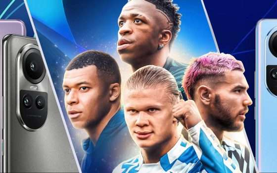 Vinci la Champions League con gli smartphone OPPO